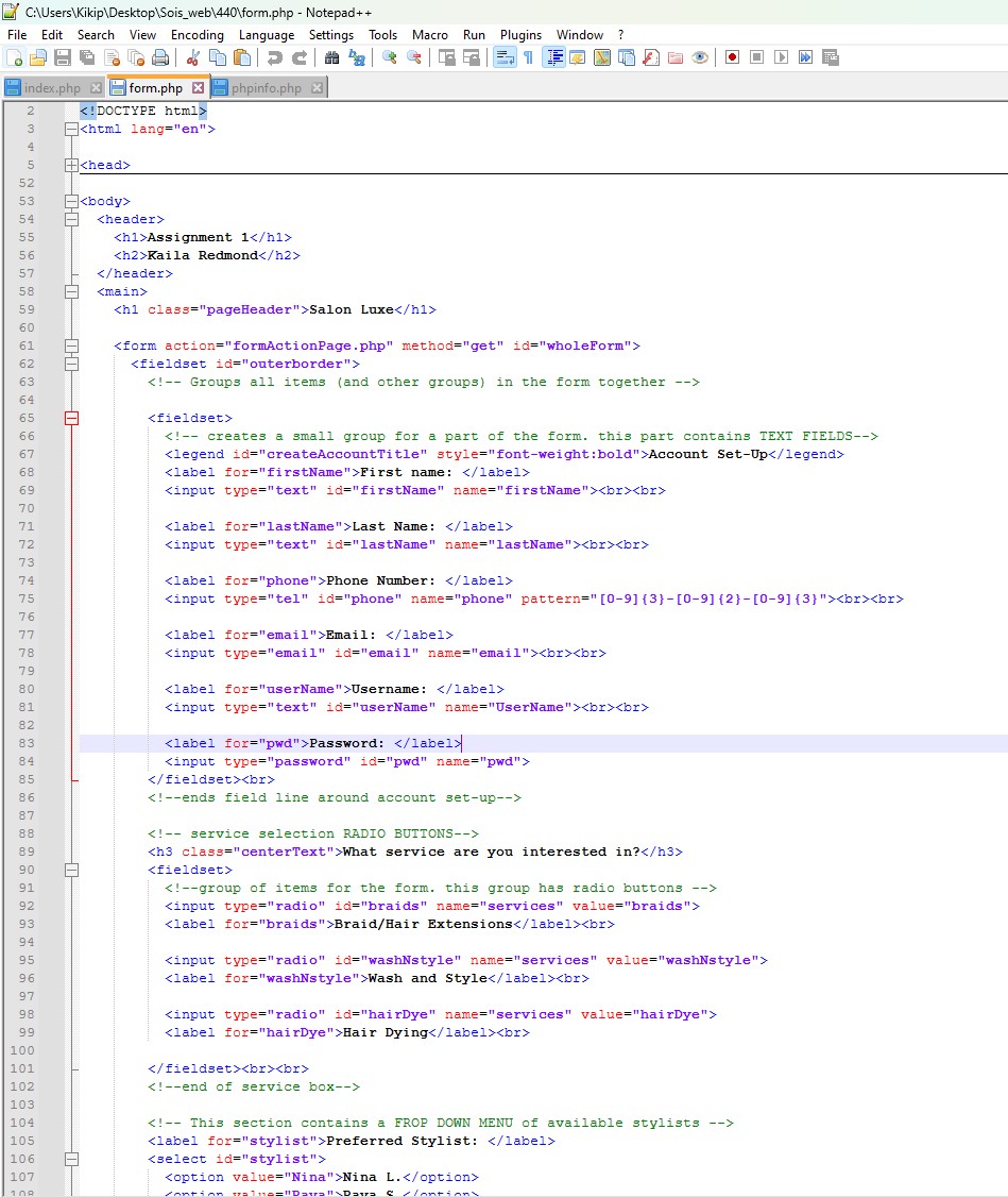 Image of source code (first part)